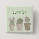Recherche de cactus mignon badges Succulent