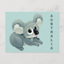 Recherche de koala cartes postales Illustration