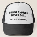 Recherche de programmeur casquettes Geek
