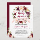 Recherche de burgundy bridal shower invitations Rougir
