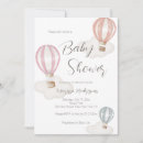 Recherche de hot air balloon baby shower invitations Montgolfières
