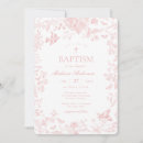 Recherche de rose bébé baptême invitations Pour enfants