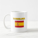 Recherche de drapeaux espagnols tasses Barcelone