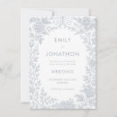 Recherche de frontière 11x16 invitations Élégant