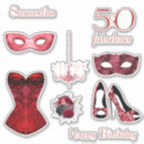 Recherche de dentelle rouge autocollants Fleurs