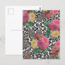 Recherche de fleurs vintage cartes postales Paon