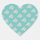 Recherche de p initial autocollants Lettre