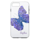 Recherche de papillon bleu iphone coques Blanc