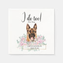 Recherche de berger allemand serviettes Cocktail