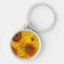 Recherche de nature fleurs porteclés Tournesol