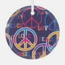 Recherche de hippies ornements Paix