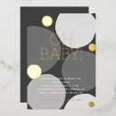 Recherche de pois noir invitations Bientôt maman