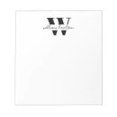 Recherche de modèles blocsnotes Monogramme
