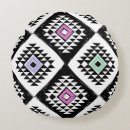 Recherche de motif navajo coussins Blanc