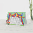 Recherche de clown anniversaire cartes Modèle