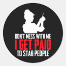 Recherche de stab autocollants Drôle