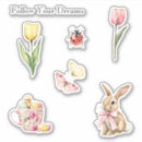 Recherche de coccinelle jaune autocollants Fleurs