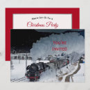 Recherche de train de noël invitations Train à vapeur