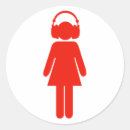 Recherche de casque autocollants Musique