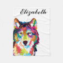 Recherche de de loups couvertures plaids Chien