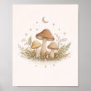 Recherche de champignons posters Impression