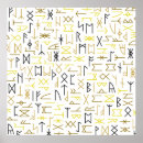 Recherche de runes posters Scandinave