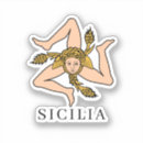 Recherche de drapeau sicile autocollants Sicilia