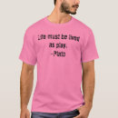 Recherche de plato tshirts Citations