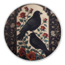Recherche de corbeau boutons et poignées de porte Oiseaux