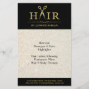 Recherche de styliste de salon prospectus Cheveux