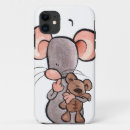 Recherche de souris mignonne iphone coques Aquarelle