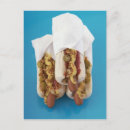 Recherche de condiments cartes postales Hot dog