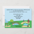 Recherche de golf 11x16 invitations Enfants