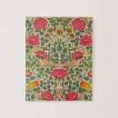 Recherche de papier peint vintage puzzles William morris