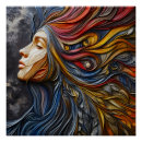 Recherche de portrait abstrait posters Visage