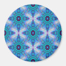 Recherche de mer bleue magnets Abstrait