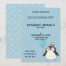 Recherche de de pingouin anniversaire invitations Jeune fille