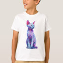 Recherche de chat stylisé tshirts Illustration de chat