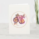 Recherche de fleur de pensée vœux cartes Pensées