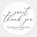 Recherche de calligraphie mariage autocollants Minimaliste simple