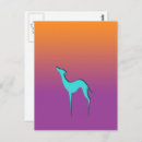 Recherche de silhouette de chien cartes postales Greyhound