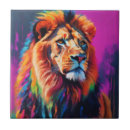 Recherche de peinture de portrait carreaux Coloré