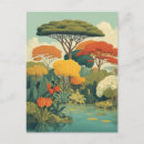 Recherche de peintures de jungle cartes postales Afrique
