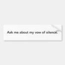 Recherche de silence voiture autocollants Drôle