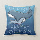 Recherche de petite baleine coussins Marin