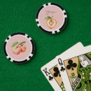 Recherche de fruits jetons poker Pêche