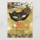 Recherche de partie mascarade invitations Quinceanera