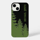 Recherche de silhouette noire iphone coques Forêt