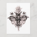 Recherche de tatouage coeur cartes postales Oiseaux