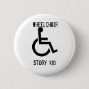 Recherche de fauteuil roulant badges Humour